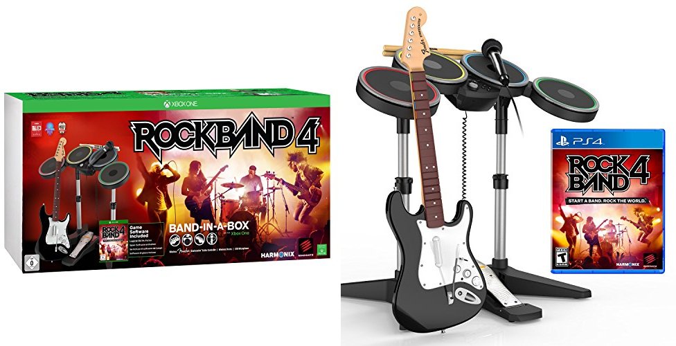 rock band 4 xbox one band in a box bundle