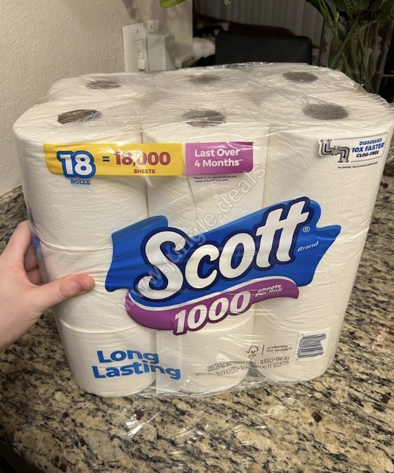 Toilet paper sizes