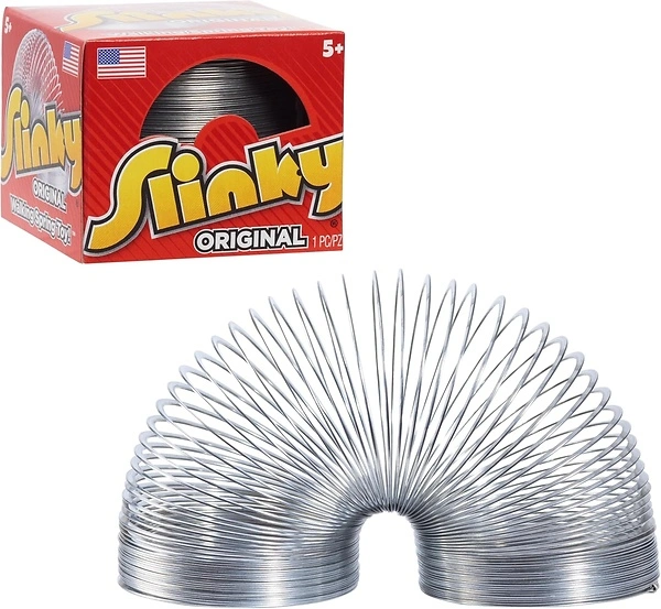 The Original Slinky Walking Spring Toy, 2.75-inch Metal Slinky, Kids Toy, Ages 5+