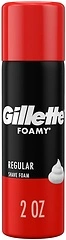 Gillette Foamy Regular Shaving Foam, 2 oz