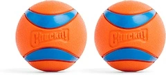 Chuckit Ultra Ball Dog Toy, Medium Bouncy Fetch Balls, Durable Rubber, Pack of 2