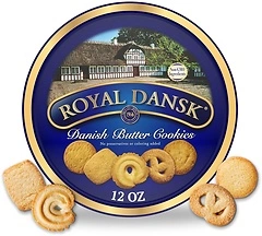 Royal Dansk Danish Cookie Selection, No Preservatives, 12 Oz.