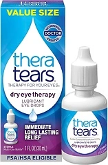 TheraTears Dry Eye Therapy Eye Drops for Dry Eyes, 1.0 Fl Oz