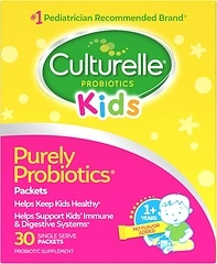 Culturelle Kids Daily Probiotic Supplement, Immune & Digestive Health, 30 Packets