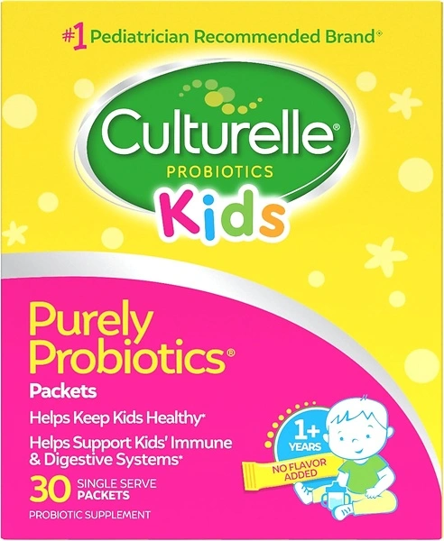 Culturelle Kids Daily Probiotic Supplement, Immune & Digestive Health, 30 Packets