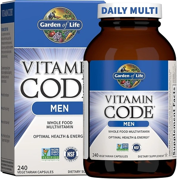 GARDEN OF LIFE Vitamin Code Men's Multivitamin, 240 CT