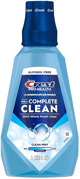 Crest Pro-Health Multi-Protection Mouthwash, Clean Mint, 1L (33.8 fl oz)