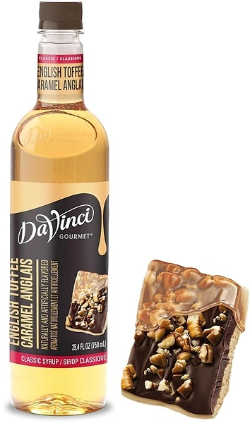 DaVinci Gourmet Classic English Toffee Syrup, 25.4 Fluid Ounces
