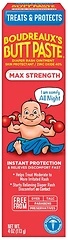 Boudreaux's Butt Paste Maximum Strength Diaper Rash Cream, 4 oz Tube