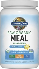 Tasty Organic Vanilla Meal Replacement Shake, 20g Plant-Based Protein, 2.3 LB