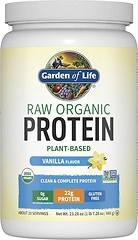 Garden of Life Raw Organic Protein Vanilla Powder, 20 Servings, 22g Protein