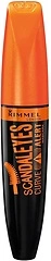 Rimmel London Scandaleyes Curve Alert Mascara, Volumizing, 001 Black, 0.41oz