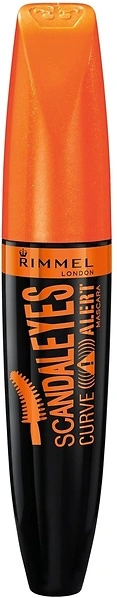 Rimmel London Scandaleyes Curve Alert Mascara, Volumizing, 001 Black, 0.41oz