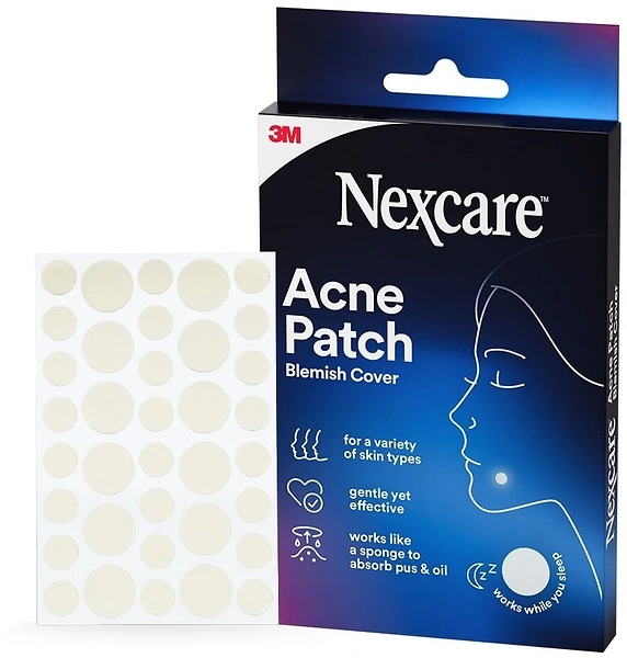 Nexcare Acne Cover, Skin Cover Absorbs Pus and Oil, 36 Acne Covers