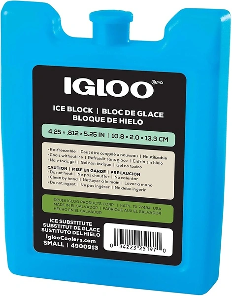 Igloo Maxcold Reusable Ice Packs for Coolers, Freezer Pack, Long Lasting, Pack of 2