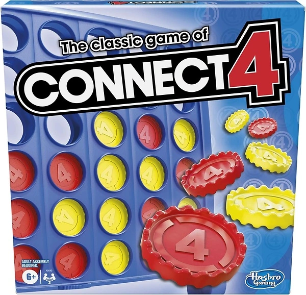 Hasbro Connect 4 Game, Classic Grid, 2 Players, Ages 6 and Up