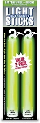 Ready America 27217 8-Hour Emergency Lighsticks (2 Pack), Green
