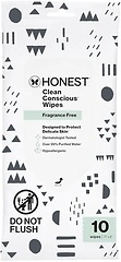 Honest Company Unscented Plant-Based Baby Wipes, 10 Count