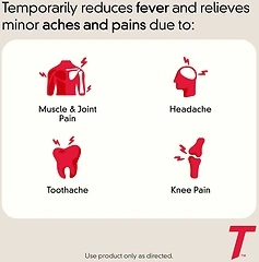 Tylenol Extra Strength Caplets, 500 mg Acetaminophen, Pain Reliever, 10 ct