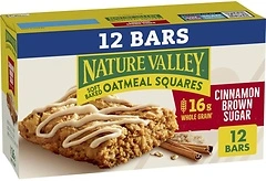 Nature Valley Soft-Baked Oatmeal Squares, Cinnamon Brown Sugar, 12 ct, 14.88 OZ