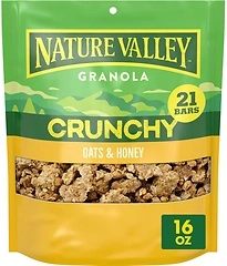 Nature Valley Crunchy Granola, Oats and Honey, Resealable Bag, 16 OZ