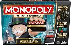 Hasbro Gaming Monopoly Ultimate Banking Edition Board Game, Ages 8+, Electronic Unit