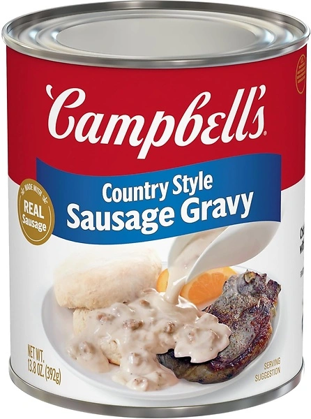 Campbell's Country Style Sausage Gravy, 13.8 oz Can