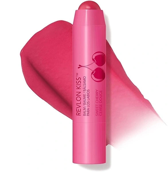 Revlon Kiss Tinted Lip Balm, 030 Sweet Cherry, SPF 20, 0.09 Oz