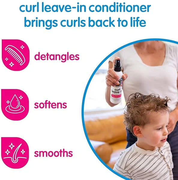So Cozy Kids' Leave In Conditioner Spray, 8 Fl Oz, Paraben-Free, Tangle-Free Curls