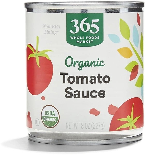 365 by Whole Foods Market, Sauce Tomato Organic, 8 Ounce