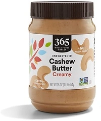 365 by Whole Foods Market, Creamy Cashew Butter, 16 Ounce