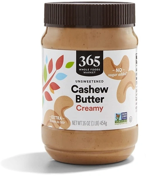 365 by Whole Foods Market, Creamy Cashew Butter, 16 Ounce