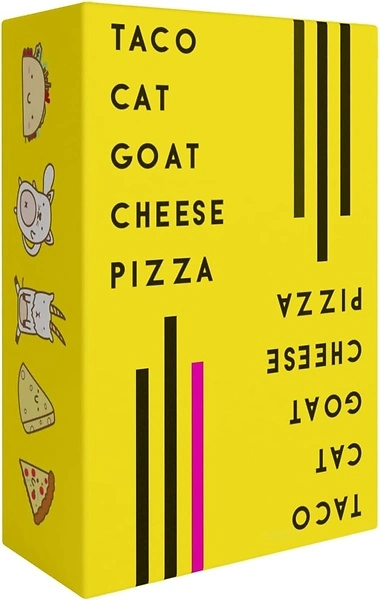 Taco Cat Goat Cheese Pizza Card Game for Family Game Night, 2-8 Players