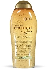 OGX Smoothing + Coconut Coffee Exfoliating Body Scrub, 19.5 Fl Oz