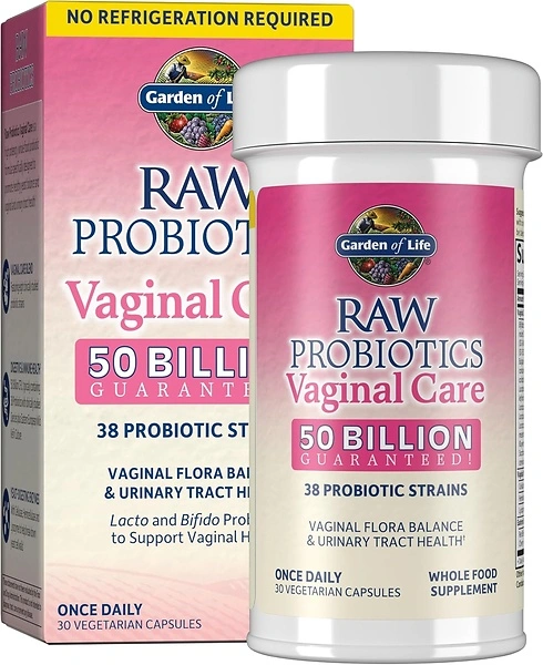 Garden of Life Raw Probiotics for Women's Vaginal Care, 30 Vegetarian Capsules