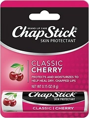 ChapStick Classic Cherry Lip Balm – Fruity & Sweet Moisturizer, 0.15 Oz