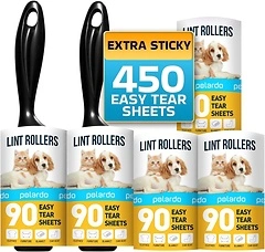 Lint Rollers for Pet Hair, Sticky Remover for Couch, Clothes, Furniture, 5 Pack