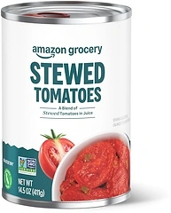 Amazon Fresh Stewed Canned Tomatoes, 14.5 Oz