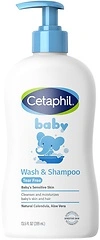 Cetaphil Baby Wash & Shampoo, Tear Free, Paraben & Mineral Oil Free, 13.5 oz