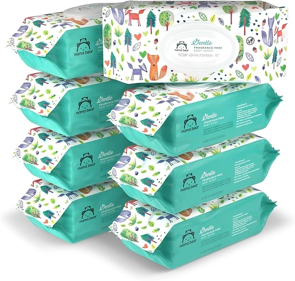 Mama Bear Fragrance Free Baby Wipes, Sensitive Skin, 800 Count