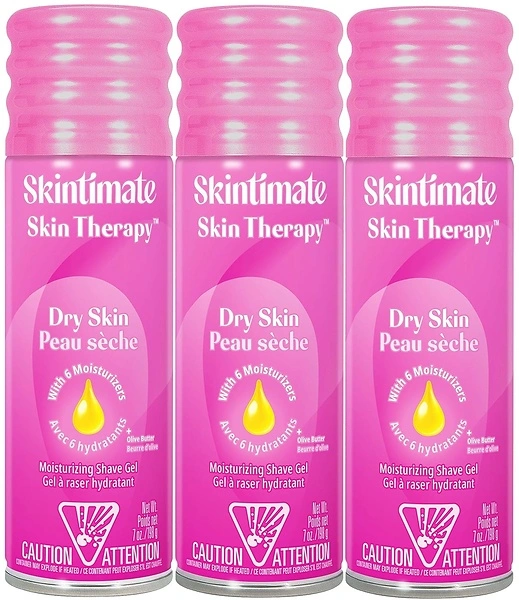 Skintimate Skin Therapy Shave Gel for Women, 3 Pack, 7oz Each