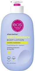 eos Shea Better Body Lotion Vanilla Cashmere, 16 fl oz, 24-Hour Moisture