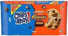 CHIPS AHOY! Reese's Peanut Butter Cup Chocolate Chip Cookies, Family Size, 14.25 oz