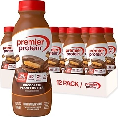 Premier Protein Shake, Chocolate Peanut Butter, 30g Protein, 11.5 Fl Oz, 12 Count
