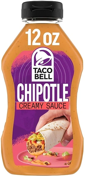 Taco Bell Creamy Chipotle Sauce, 12 fl oz Bottle