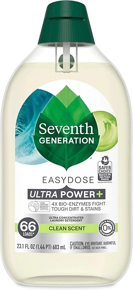 Seventh Generation Laundry Detergent, 23 oz (66 Loads), Ultra Concentrated