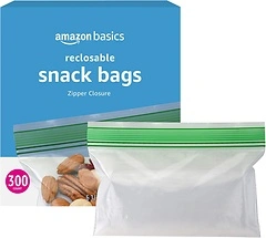 Basics Snack Storage Bags, 300 Count
