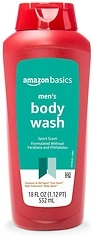 Basics Mens Soap Body Wash, Sport Scent, 18 Fluid Ounce