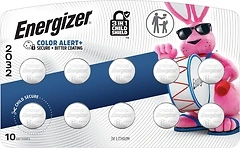 Energizer 2032 Batteries (10 Pack), 3V Lithium Coin Batteries with Child Shield
