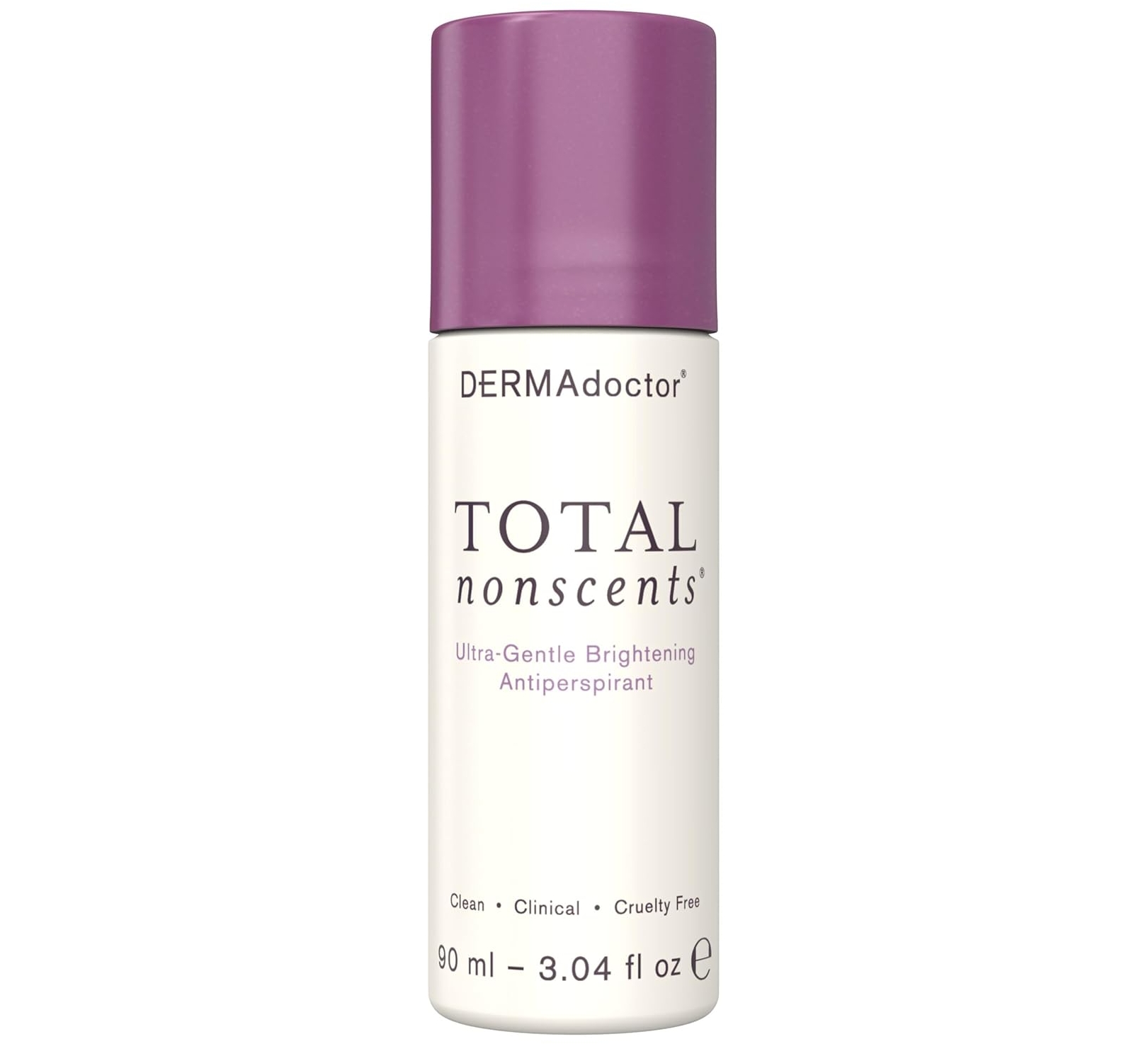 DERMAdoctor Antiperspirant for Women Sensitive Skin, Unscented, 3.04 oz